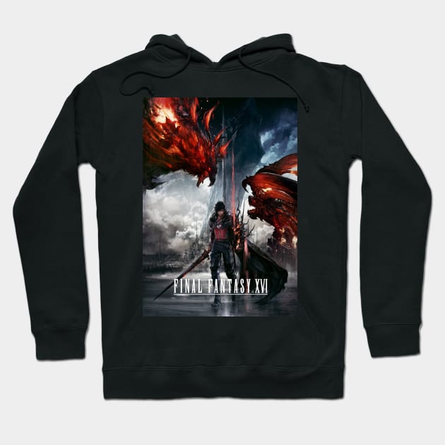 Final Fantasy 16 XVI fanart Hoodie by charm3596